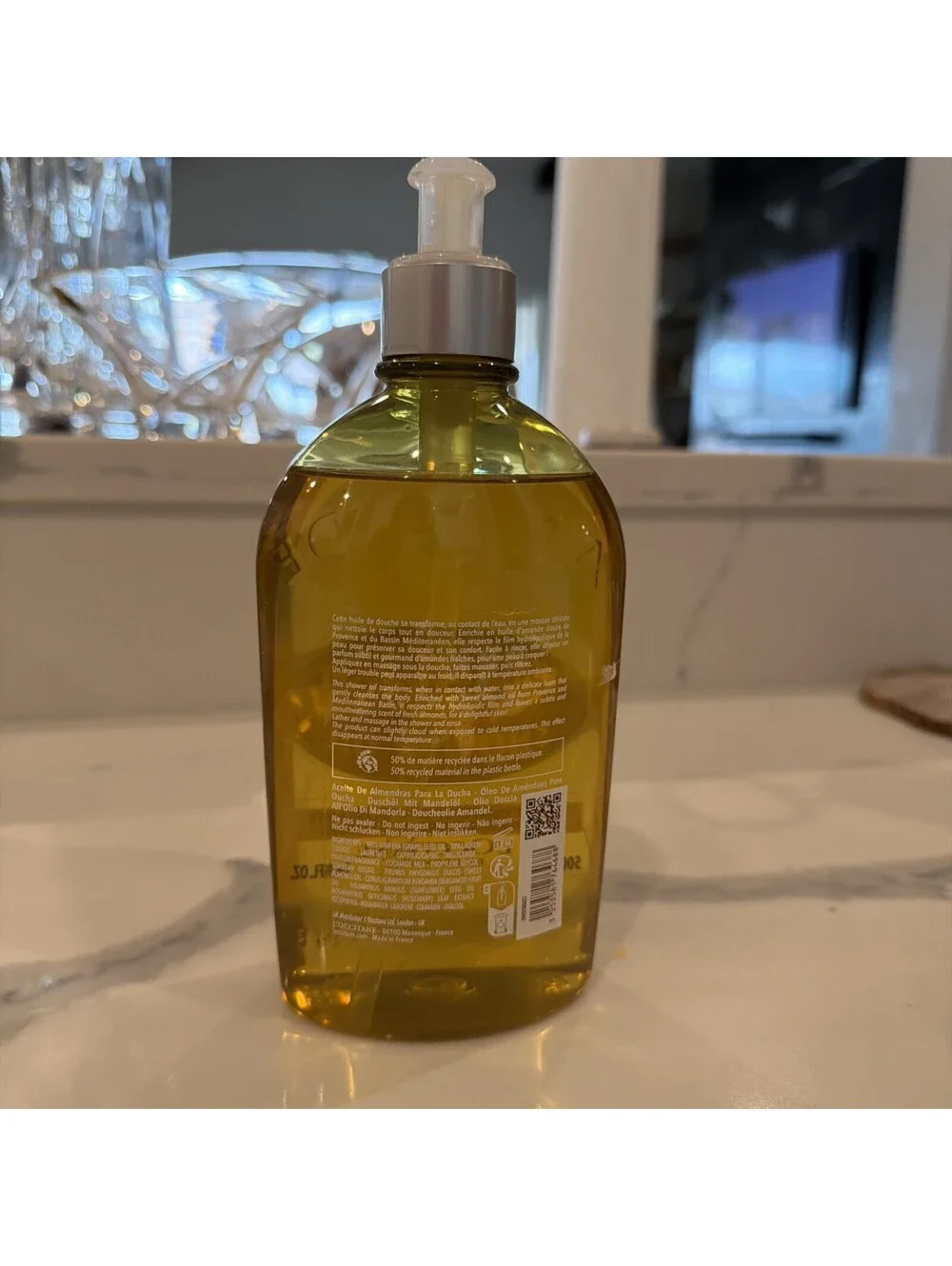 L'occitane Amande Huile De Douche Shower Oil 16.9 fl New